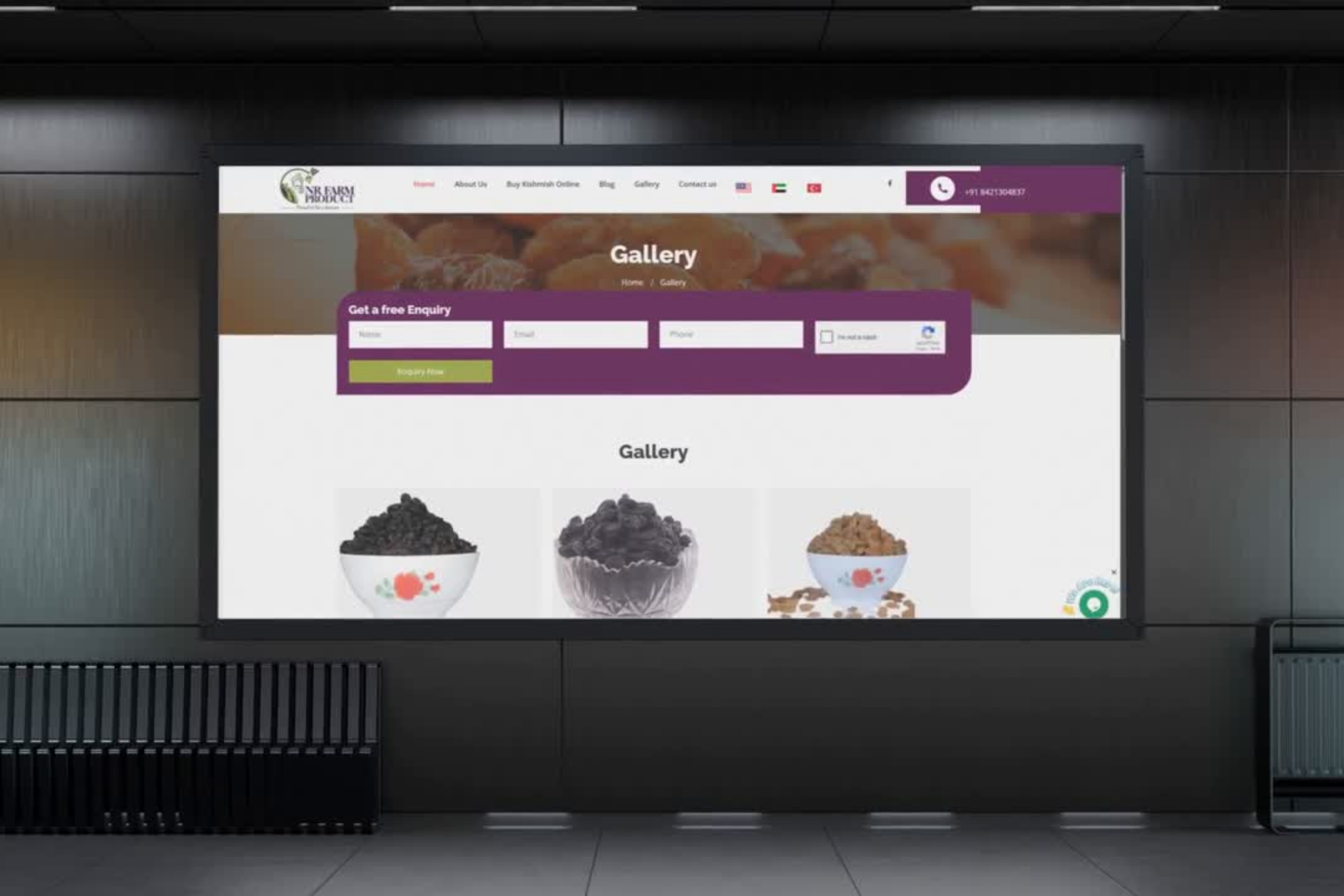 Agriculture Website Design and Development  